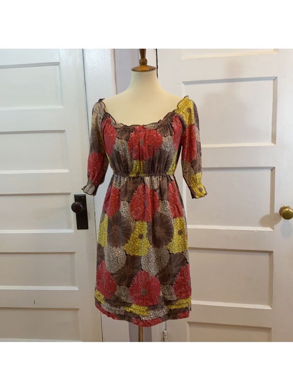 Juicy Couture Floral Silk Blend Dress, Size S